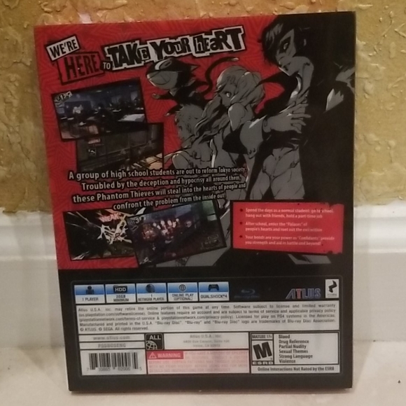 Persona 5 Steelbook Launch Edition Playstation 4 - Picture 2 of 10